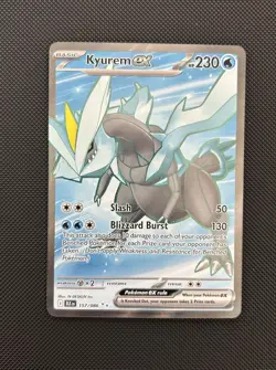 Pokemon TCG Black Bolt Full Art EX 4 Card Lot Kyurem Meloetta Excadrill Genesect - Image 2