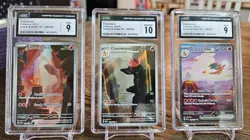 Charmander Charmeleon Charizard (199/165) - Pokemon 151 - CGC 9, 10, 9 - Image 1