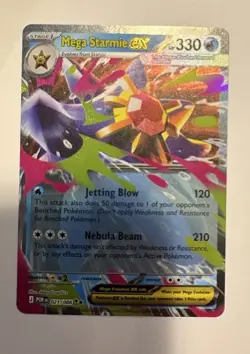 Mega Starmie Ex 021/088 Pokemon TCG Perfect Order English NM - Image 1