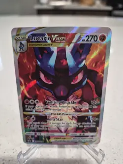 Pokemon TCG Lucario VSTAR SWSH291 Crown Zenith Promo - Image 1