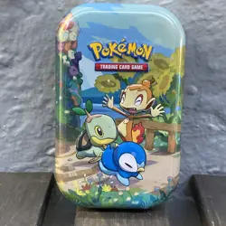 Pokemon 25th Anniversary Celebrations Turtwig, Chimchar & Piplup Mini Tin Only 820650809378 - Image 1