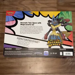 Pokemon Mega Evolution Ascended Heroes Premium Poster Collection Mega Lucario EX - Image 2
