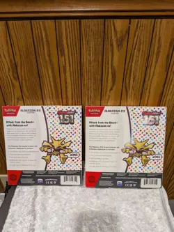 (2) Pokemon Scarlet & Violet 151 Alakazam EX Coll. New Sealed - Image 2