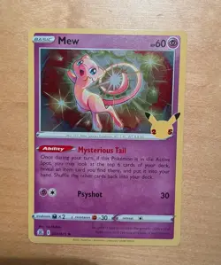 Mew 011/025 Holo Rare Celebrations NM - Pokemon TCG - Image 1