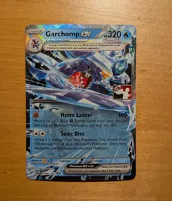 Garchomp ex Prize Pack Series 5 Holo Play! Pokemon Stamped Promo 038/182 NM - Image 1