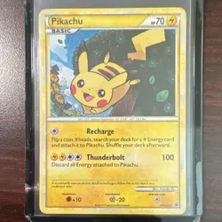 Pokemon Pikachu Black Star Promo Holo HGSS03 - Image 1
