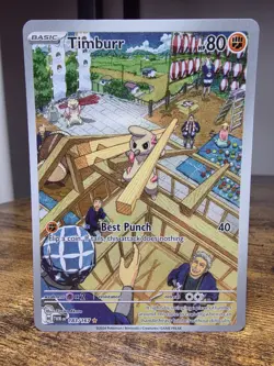 Timburr #183/167 Pokemon SV06: Twilight Masquerade 2024 NM 🔥 - Image 1
