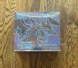 Phantasmal Flames POKEMON CENTER ETB + Mega Charizard X Figure-BOTH SEALED - Image 2