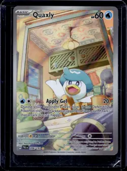 2023 Pokemon SV Paldea Evolved Quaxly Full Art Illustration Rare #206/193 - Image 1
