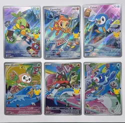 Pokemon First Partner Illustration Collection Series 1 Promos 40-45 - Image 1