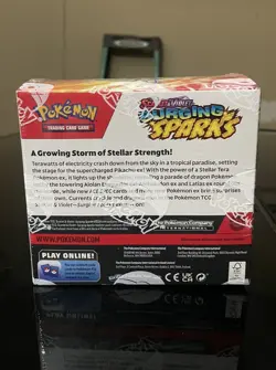 Genuine Pokemon TCG Scarlet & Violet Surging Sparks Booster Box Pikachu & Latias - Image 2