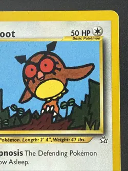 Pokemon Hoothoot 60/111 - 1st Edition Neo Genesis 2000 - Common - Image 3