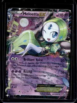 2013 Pokemon Black & White Legendary Treasures Meloetta Radiant #RC11/RC25 - Image 1
