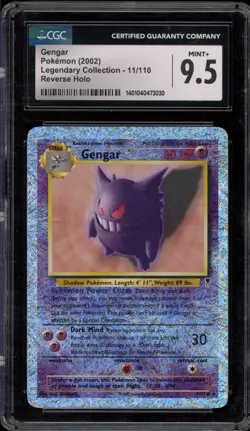 Pokemon Gengar Legendary Coll. Reverse Holo Rare #11 CGC 9.5 - Image 1