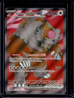 2024 Pokemon Twilight Masquerade Bloodmoon Ursaluna ex Full Art #202/167 - Image 1