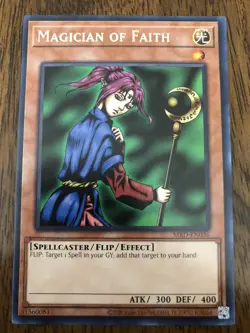 Yu-Gi-Oh! TCG Magician of Faith MRD-EN036 Rare 25th Anniversary Edition NM - Image 1