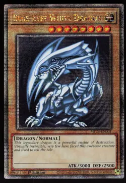 Blue-Eyes White Dragon (Quarter Century Secret Rare) MP24-EN001 Yugioh - Image 1