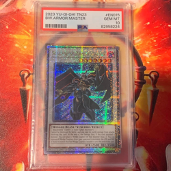 Yugioh TCG PSA 10 QCSR Blackwing Armor Master Limited Edition TN23-EN015 - Image 1