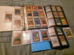 Yu-Gi-Oh! Collection Lot – 1,120 Cards + 8 PSA Grade Slabs – Vintage, Holos, 1st - Image 1