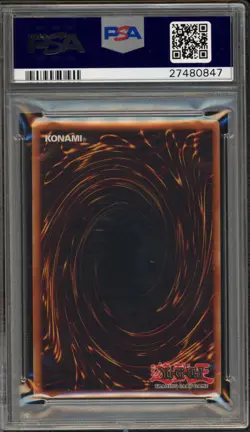 Yu-Gi-Oh! Trap Hole Legend of Blue Eyes 1st Edition Super Rare LOB-058 PSA 10 - Image 2