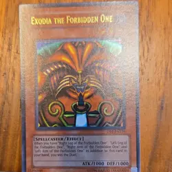 Konami Yu-Gi-Oh! Exodia the Forbidden One Dark Beginning 1 Foil DB1-EN139 - Image 1