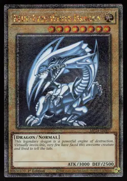 Blue-Eyes White Dragon (Quarter Century Secret Rare) MP24-EN001 Yugioh - Image 1