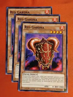 Red Gardna (x3) DPDG-EN026 - 1st Edition - Yu-Gi-Oh! - Unplayed Mint+ - Image 1