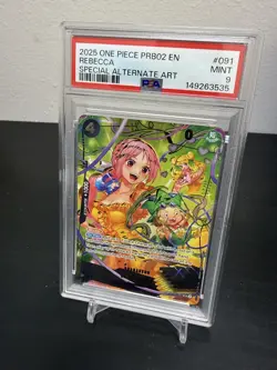 One Piece PRB02 Rebecca SP #091 PSA 9 - Image 1