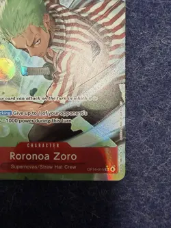 One Piece CCG Roronoa Zoro OP14-015 Holo ALT ART - English - Image 5
