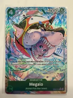 Megalo EB04-018 R ALT ART - The Azure Sea's Seven ENGLISH OP14 One Piece - Image 1