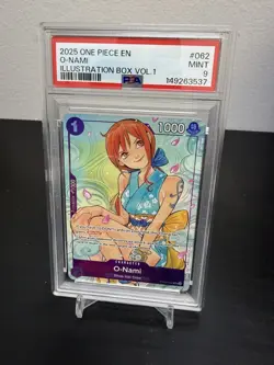 One Piece O-Nami Illustration Box Vol 1 #062 PSA 9 - Image 1