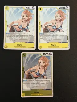 Nami OP15-108 x3 One Piece TCG Rare Playset Starter Lot 2000 Counter NM - Image 1