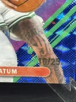 2026 Topps Finest Rare Blue X-Fractor /25 Jayson Tatum #221 - Image 2