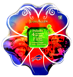 2025 Panini Lucky Clover Josh Allen NFL Tin SEALED RARE Optic Downtown Chase! - Image 1