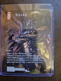 Final Fantasy TCG FFTCG Bahamut Full Art Foil 24-014H - Image 1