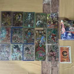 Dragon Ball Card 4 Stars 12 Secrets 2 Old Sets Used - Image 1