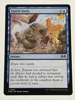 MTG Wilds of Eldraine Quick Study 0065 NM - Image 1