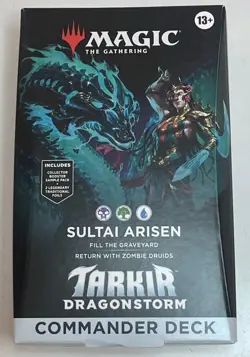 Magic the Gathering Tarkir Dragonstorm MTG Commander Deck - Sultai Arisen Sealed - Image 1
