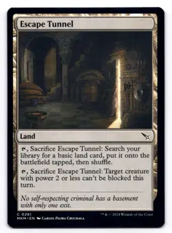 Escape Tunnel NM Commander: Murders at Karlov Manor 0261 MTG Regular - Image 1