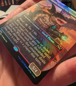 Captain Howler, Sea Scourge *Borderless Foil* - NM - Aetherdrift - MTG - Image 3