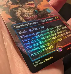 Captain Howler, Sea Scourge *Borderless Foil* - NM - Aetherdrift - MTG - Image 4