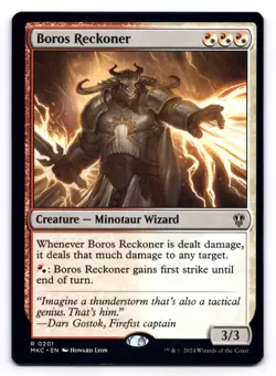 Boros Reckoner NM Commander: Murders at Karlov Manor 0201 MTG Regular - Image 1