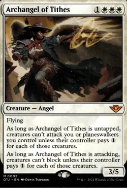 MTG: Archangel of Tithes | Outlaws of Thunder Junction 2 NM - Image 1