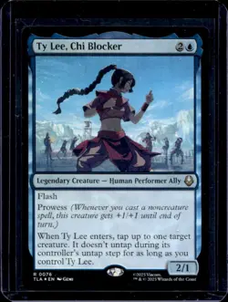 Magic The Gathering MTG Ty Lee, Chi Blocker Foil #0076 - Image 1
