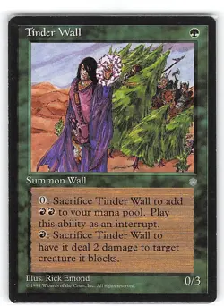 Tinder Wall *Common* Magic MtG x1 Ice Age SP - Image 1