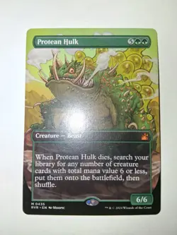Protean Hulk (Borderless) - Ravnica Remastered MTG 0435 NM - Image 1