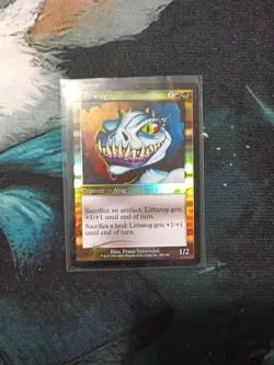 FOIL LITHATOG ATOG CREATURE ODYSSEY MTG MAGIC GATHERING NM / UNPLAYED - Image 1