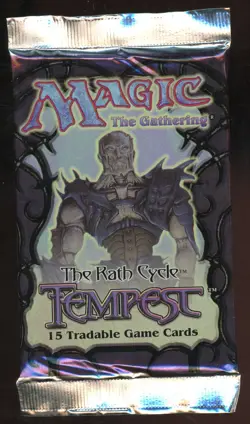 1997 MTG Magic the Gathering Tempest Booster Packs Factor Sealed - Image 1
