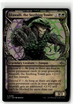 2023 MTG LCI Akawalli, the Seething Tower U Legendary Creature #298 - Image 1