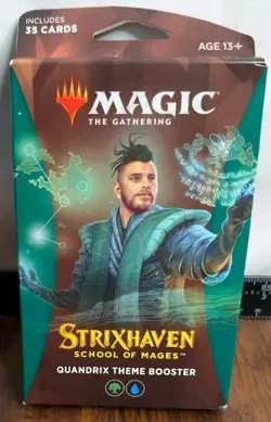 Magic the Gathering : Strixhaven School of Mages Quandrix theme Booster - Image 1